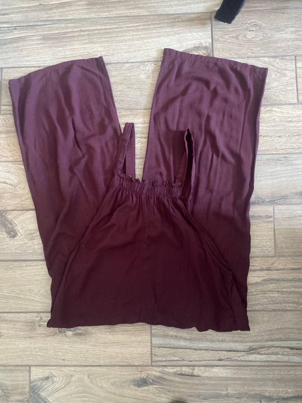 wild fable Burgundy Wide-Leg Jumpsuit